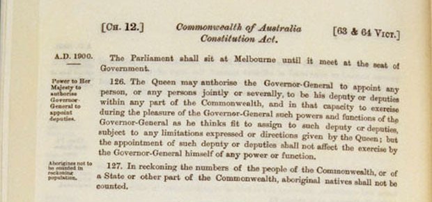 Constitution 1901, Section 127